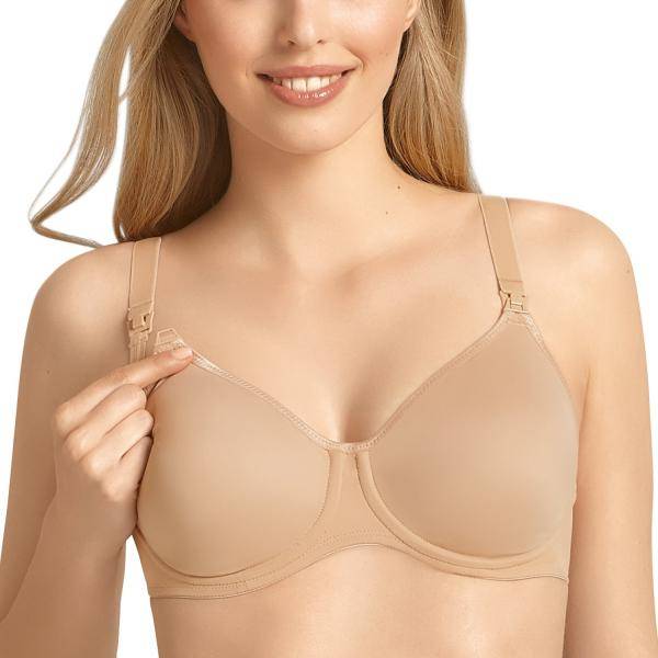 Anita BH Microfiber Underwire Nursing Bra Beige C 70 Dam 