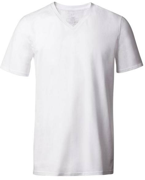 Frigo Cotton T-Shirt V-Neck Vit bomull X-Large Herr 