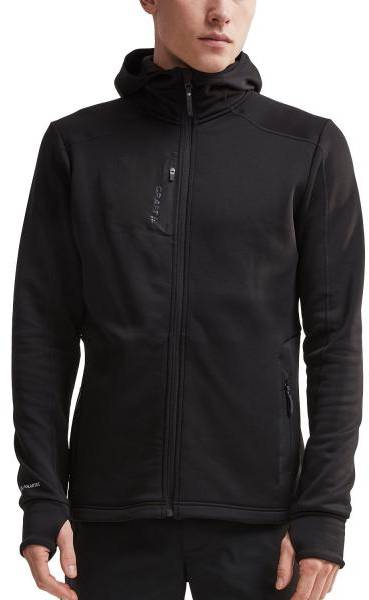 Craft Trict Polartec Hood Men Svart polyester Small Herr 