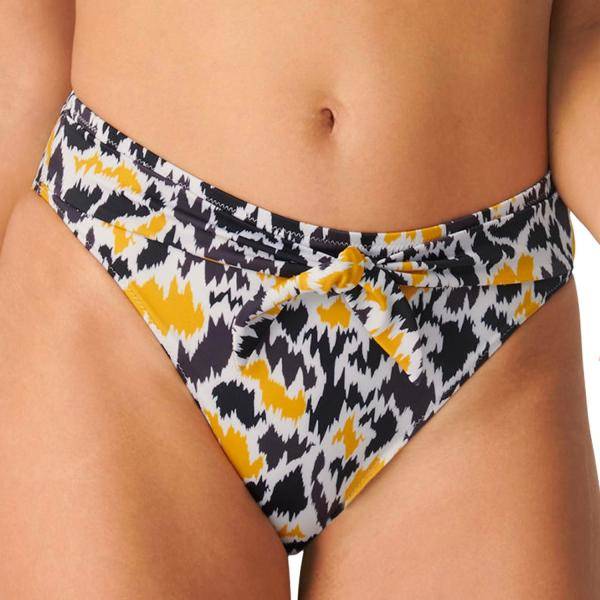 Sloggi Shore Fancy Guppy Bikini Tai Svart/Gul Small Dam 