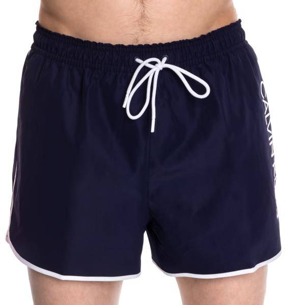 Calvin Klein Badbyxor Core Solid Recycled Short Swim Shorts Marin Polyester Small Herr (Badshorts i kategorin Badkläder)