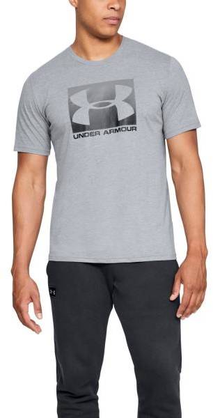 Under Armour Boxed Sportstyle Short Sleeve T-shirt Grå Large Herr 