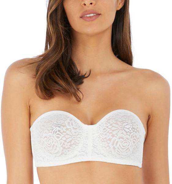 Wacoal BH Halo Lace Strapless Bra Benvit B 70 Dam 