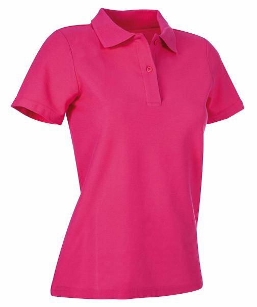 Stedman Polo Women Rosa bomull Small Dam 