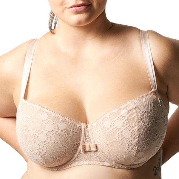 Chantelle BH Day To Night Half Cup Bra Beige nylon B 70 Dam 