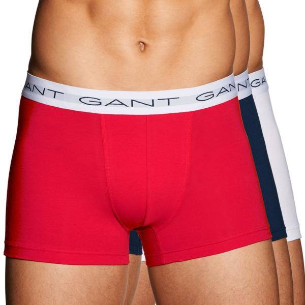 Gant Kalsonger 3P Cotton Stretch Boxer Flerfärgad bomull Medium Herr 