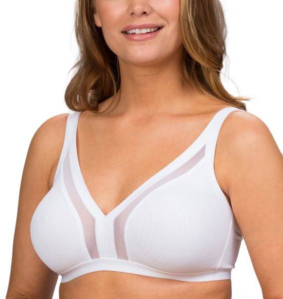 Trofe Bella Wireless Bra BH Vit polyamid B 75 Dam 