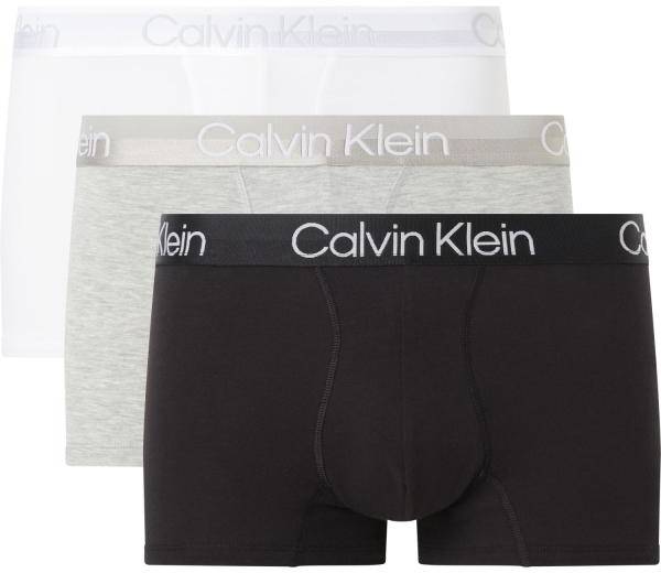 Calvin Klein Kalsonger 3P Modern Structure Recycled Trunk Vit/Svart Small Herr 