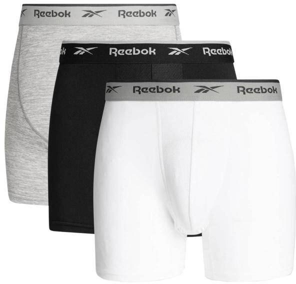 Reebok Kalsonger 3P Ainslie Sports Trunk Svart/Grå polyester Small Herr 