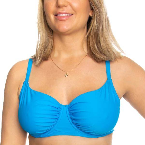 Damella Grace Basic Bikini Bra Turkos B/C 38 Dam 