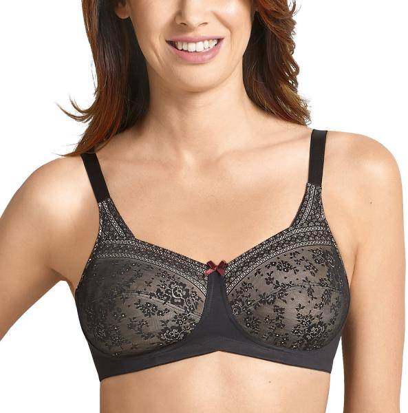 Anita BH Care Fleur Wire-free Mastectomy Bra Svart A 75 Dam 