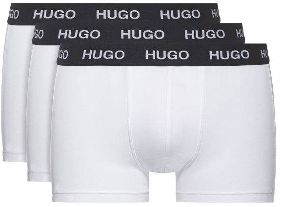 HUGO Kalsonger 3P Triplet Trunk Vit bomull Small Herr 