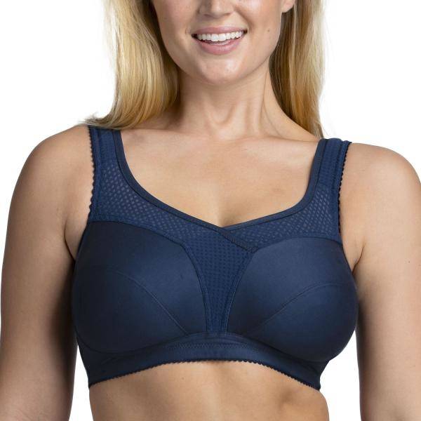 Miss Mary Cotton Fresh Soft Bra BH Mörkblå C 75 Dam 