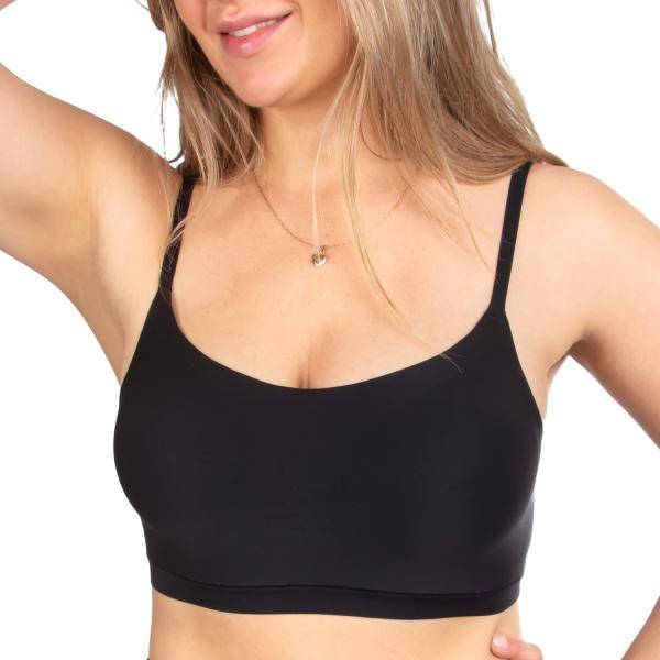 Chantelle BH Soft Stretch Padded Bralette Svart nylon M/L Dam 