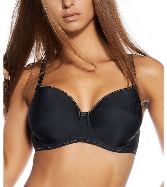 Freya BH Idol Moulded Balconey Bra Svart E 75 Dam 