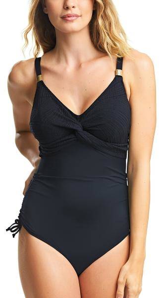 Fantasie Ottawa Underwire Twist Swimsuit Svart polyamid D 70 Dam 