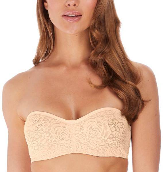 Wacoal BH Halo Lace Strapless Bra Hud B 70 Dam 