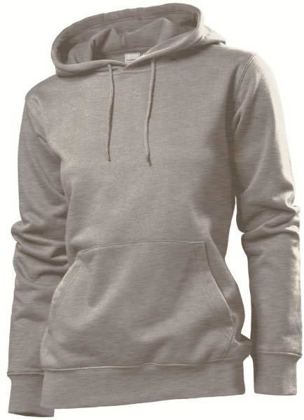 Stedman Sweatshirt Hooded Women Mörkgrå Small Dam 