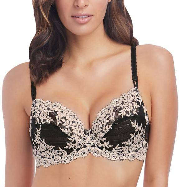 Wacoal BH Embrace Lace Underwire Bra Svart B 75 Dam 