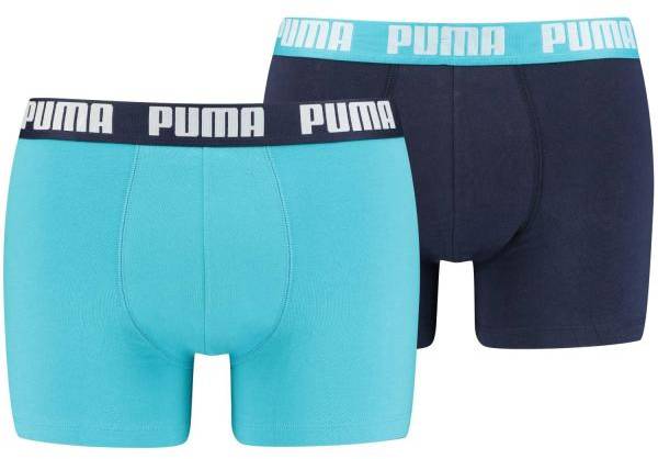 Puma Kalsonger 2P Basic Boxer Aqua bomull Small Herr 