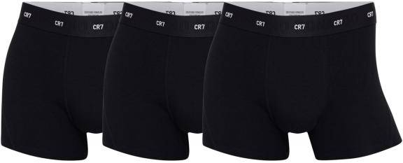 CR7 Cristiano Ronaldo Kalsonger 3P Bamboo Trunks Svart Medium Herr 