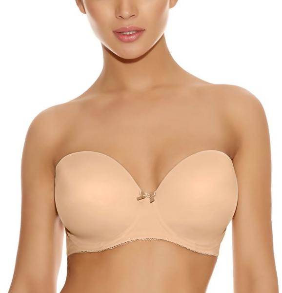 Freya BH Deco Moulded Strapless Bra Beige B 70 Dam 