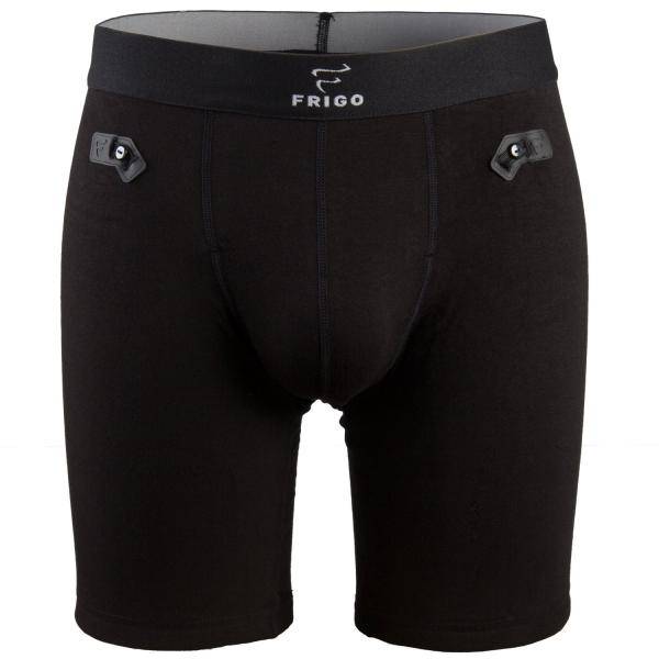 Frigo 4 Cotton Long Boxer Brief Kalsonger Svart Small Herr 