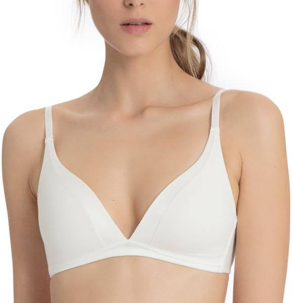 Calida BH Cate Triangle Soft-Bra Vit bomull A 70 Dam 