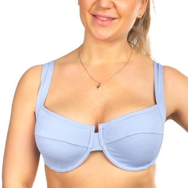 Sunseeker Rustic Sweetheart Underwire Bikini Bra Ljusblå polyamid D 36 Dam 