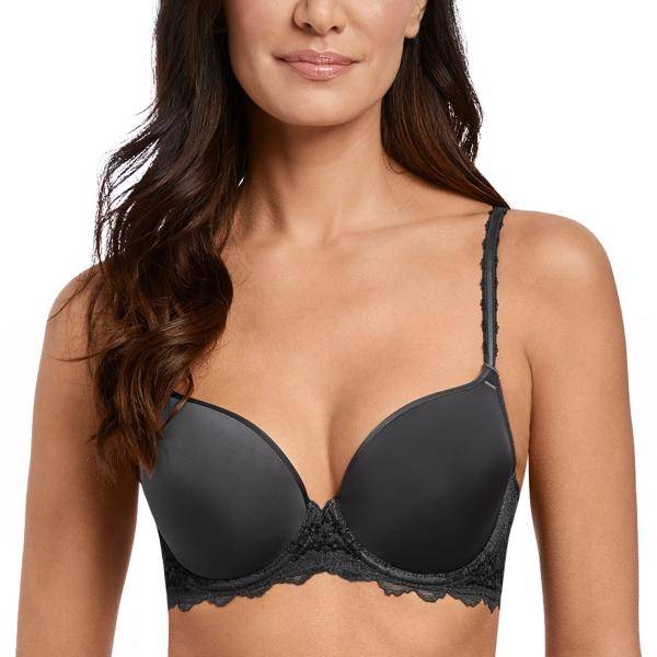 Wacoal BH Lace Perfection Contour Bra Svart B 75 Dam 