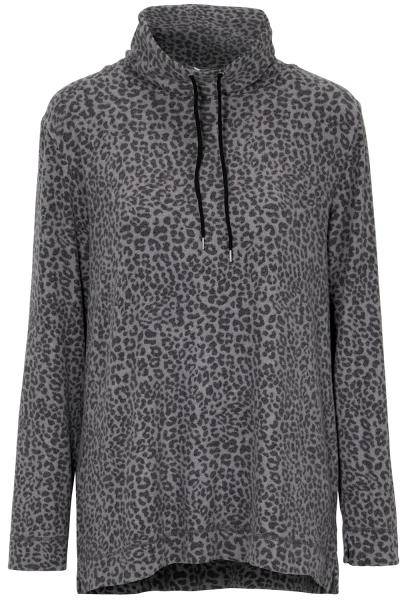 Damella Knitted Lounge Top Leopard Small Dam 