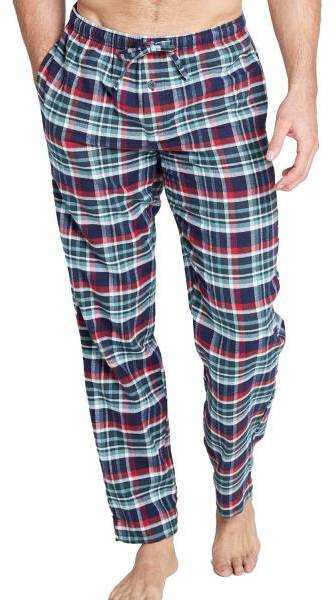 Jockey Pants Flannel Blå/Grön Bomull Small Herr (Övriga Pyjamasar i kategorin Pyjamasar)