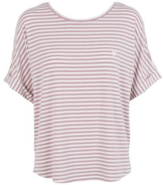 Missya Softness Stripe Ss T-Shirt Lila Modal Small Dam (Övriga Pyjamasar i kategorin Pyjamasar)