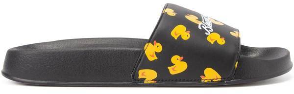 Hawaii Slippers, Black Yellow Duck, 37,  Tofflor 
