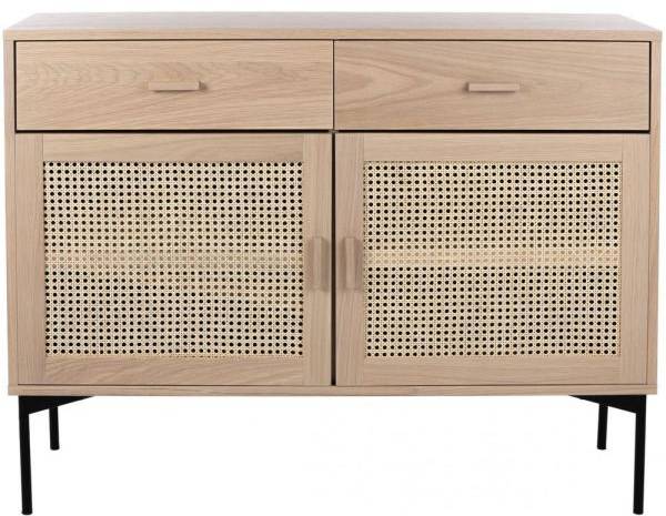 Raffels sideboard - Vitpigmenterad ekfaner 