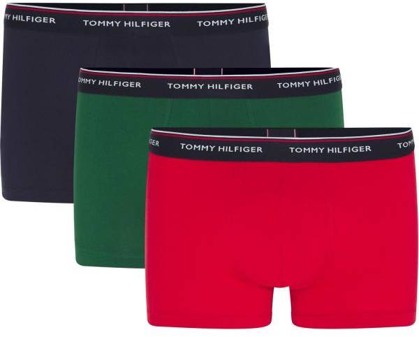 Tommy Hilfiger Kalsonger 3P Stretch Trunk Premium Essentials Blandad Färg bomull Small Herr 