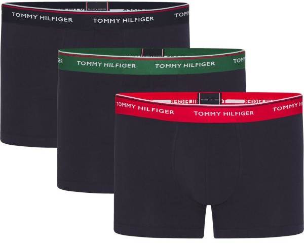 Tommy Hilfiger Kalsonger 3P Essentials Boxers Röd/Grön bomull Small Herr 