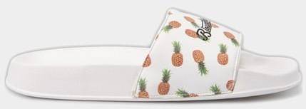 Hawaii Slippers, White Pineapple, 36,  Tofflor (Flip Flops i kategorin Badkläder)