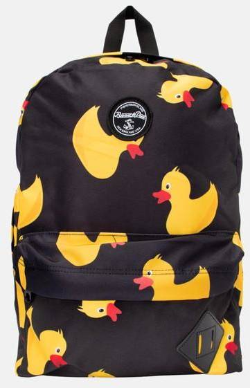 Hawaii Backpack, Black Yellow Duck, Onesize,  Skolväskor (Ryggsäckar i kategorin Väskor)