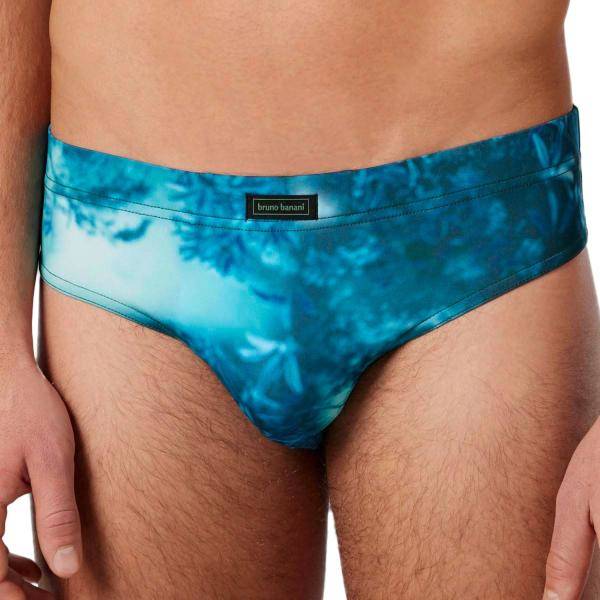 Bruno Banani Kalsonger Florestsense Sportslip Brief Grön Mönstrad polyester Small Herr 