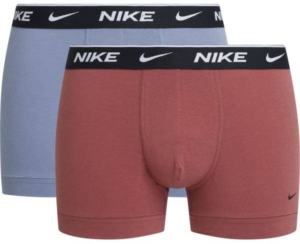 Nike Kalsonger 2P Everyday Cotton Stretch Trunk Röd/Lila bomull Small Herr 