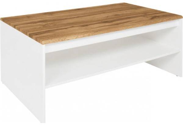 Holten soffbord 110 x 65 cm - Vit/ek 