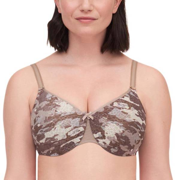 Chantelle BH C Magnifique Underwired Bra Brun mönstrad C 80 Dam 