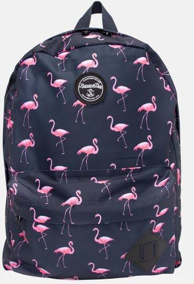 Hawaii Backpack, Navy Flamingo, Onesize,  Skolväskor (Ryggsäckar i kategorin Väskor)
