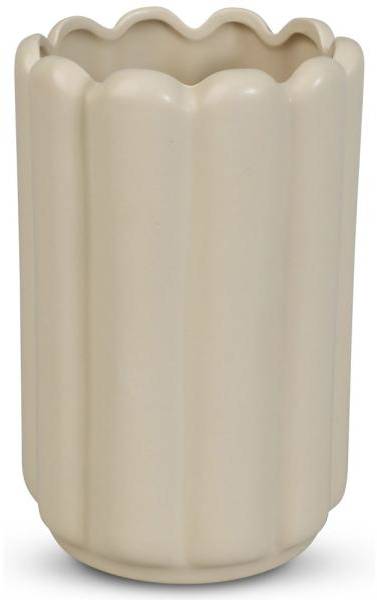 Vas Ribb H23 cm - Beige 