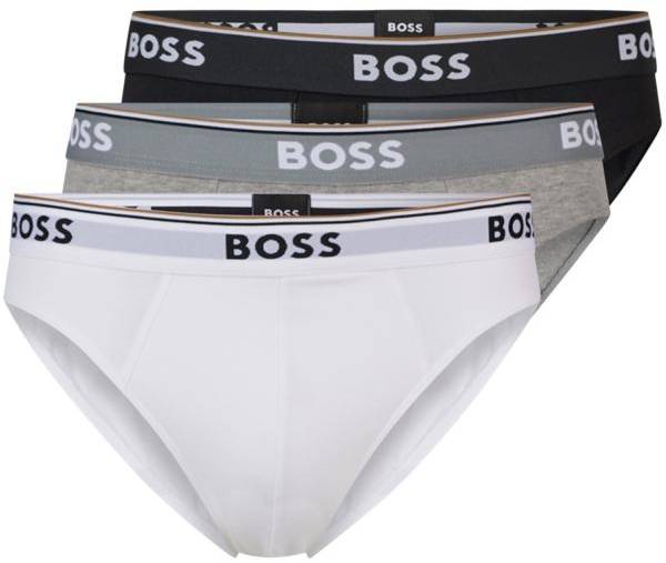 BOSS Kalsonger 3P Power Brief Svart/Vit bomull Medium Herr 