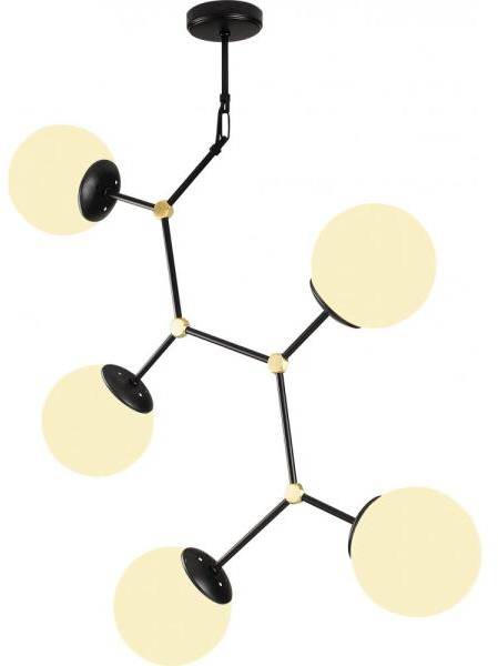 Damar taklampa 6311 - Svart/vit 