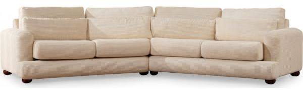 River 4-sits soffa höger - Beige 