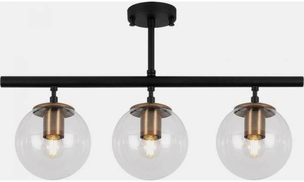 Atlas taklampa 10275 - Svart/antik 