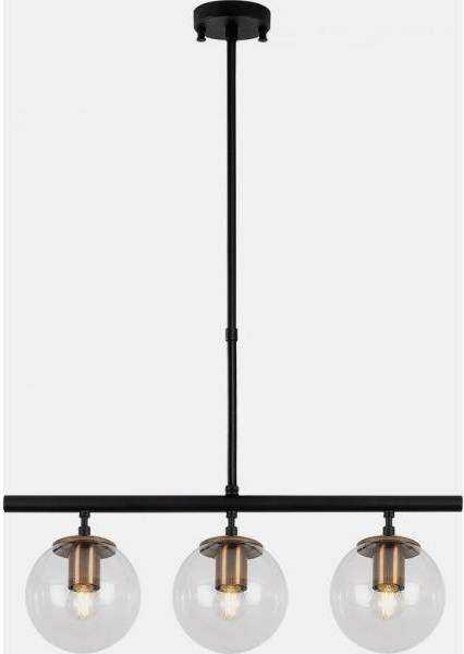 Atlas taklampa 10276 - Svart/antik 